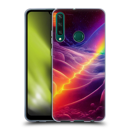 Wumples Cosmic Universe A Chasm On A Distant Moon Soft Gel Case for Huawei Y6p
