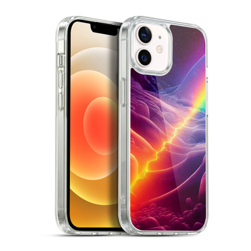 Wumples Cosmic Universe A Chasm On A Distant Moon Soft Gel Case for Apple iPhone 12 / iPhone 12 Pro & MagSafe