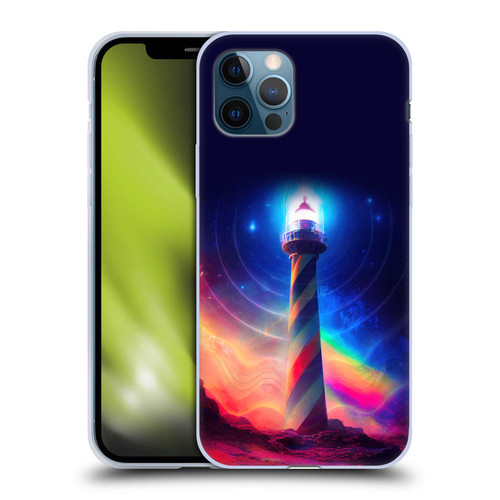 Wumples Cosmic Universe Lighthouse Soft Gel Case for Apple iPhone 12 / iPhone 12 Pro