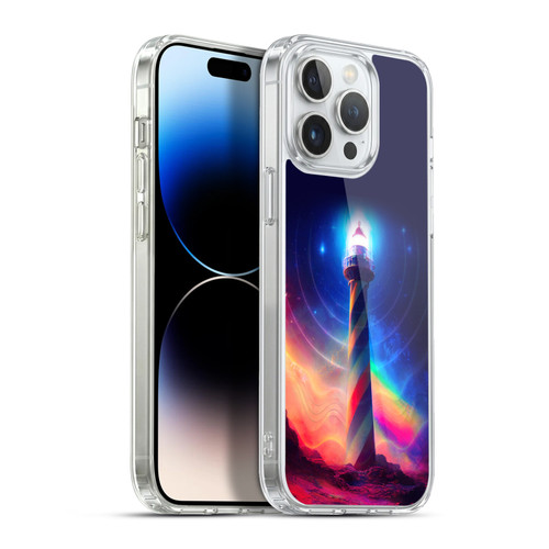 Wumples Cosmic Universe Lighthouse Soft Gel Case for Apple iPhone 13 Pro Max & MagSafe