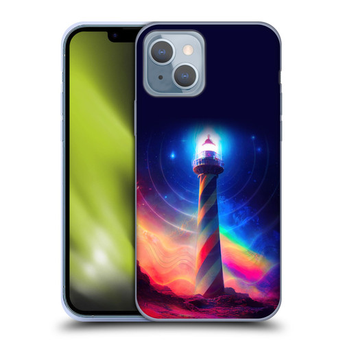 Wumples Cosmic Universe Lighthouse Soft Gel Case for Apple iPhone 14