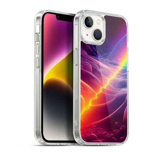 Wumples Cosmic Universe A Chasm On A Distant Moon Soft Gel Case for Apple iPhone 14 Plus & MagSafe