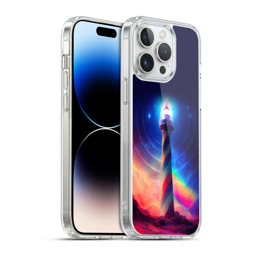 Wumples Cosmic Universe Lighthouse Soft Gel Case for Apple iPhone 14 Pro Max & MagSafe