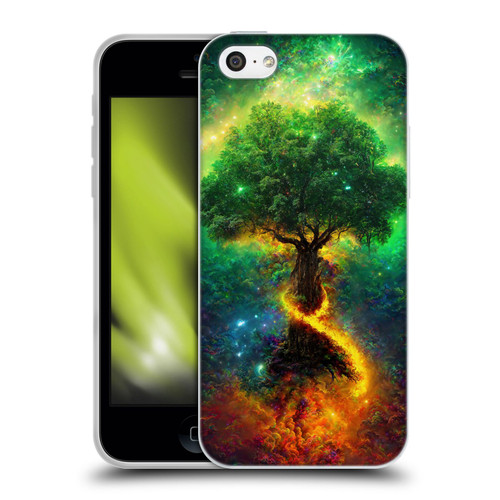 Wumples Cosmic Universe Yggdrasil, Norse Tree Of Life Soft Gel Case for Apple iPhone 5c