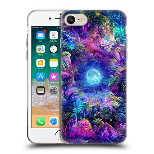 Wumples Cosmic Universe Jungle Moonrise Soft Gel Case for Apple iPhone 7 / 8 / SE 2020 & 2022