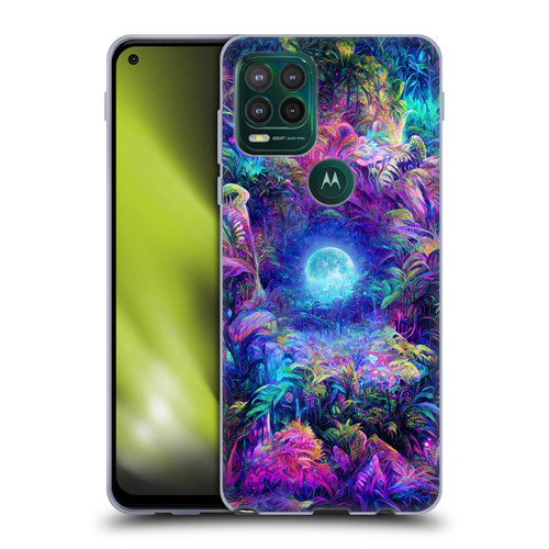 Wumples Cosmic Universe Jungle Moonrise Soft Gel Case for Motorola Moto G Stylus 5G 2021