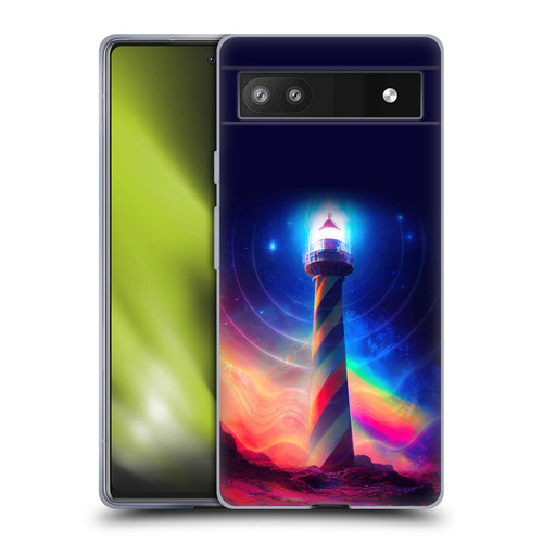 Wumples Cosmic Universe Lighthouse Soft Gel Case for Google Pixel 6a