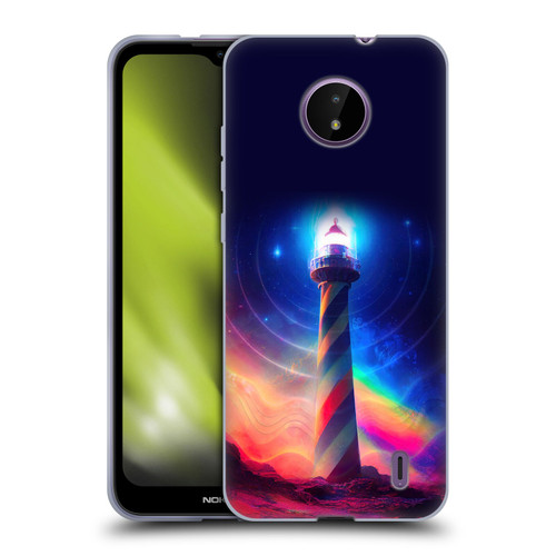 Wumples Cosmic Universe Lighthouse Soft Gel Case for Nokia C10 / C20