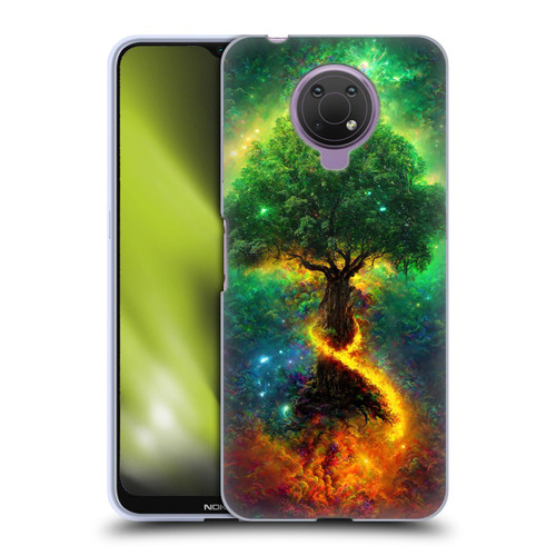 Wumples Cosmic Universe Yggdrasil, Norse Tree Of Life Soft Gel Case for Nokia G10