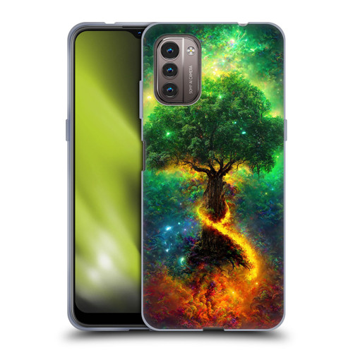 Wumples Cosmic Universe Yggdrasil, Norse Tree Of Life Soft Gel Case for Nokia G11 / G21