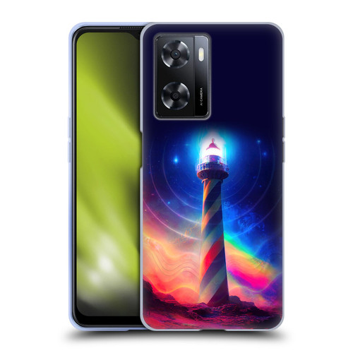 Wumples Cosmic Universe Lighthouse Soft Gel Case for OPPO A57s