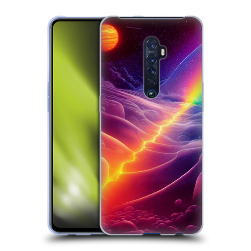 Wumples Cosmic Universe A Chasm On A Distant Moon Soft Gel Case for OPPO Reno 2