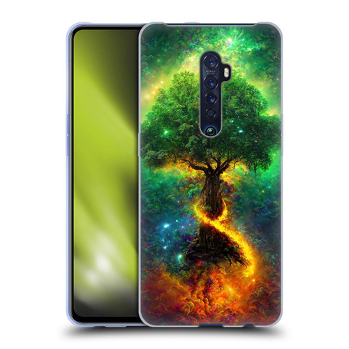 Wumples Cosmic Universe Yggdrasil, Norse Tree Of Life Soft Gel Case for OPPO Reno 2