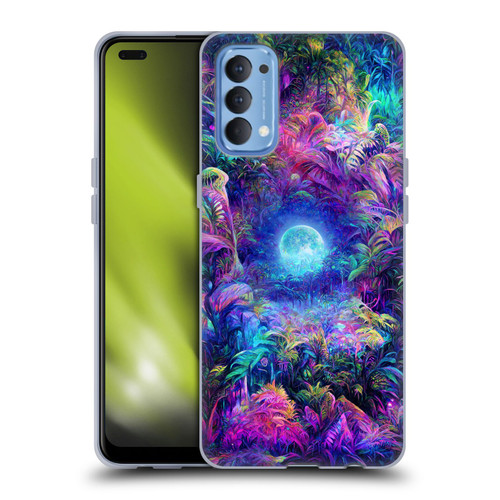 Wumples Cosmic Universe Jungle Moonrise Soft Gel Case for OPPO Reno 4 5G