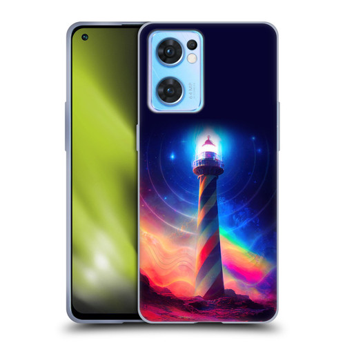 Wumples Cosmic Universe Lighthouse Soft Gel Case for OPPO Reno7 5G / Find X5 Lite