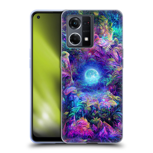 Wumples Cosmic Universe Jungle Moonrise Soft Gel Case for OPPO Reno8 4G