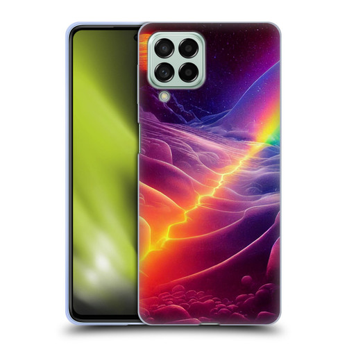 Wumples Cosmic Universe A Chasm On A Distant Moon Soft Gel Case for Samsung Galaxy M53 (2022)