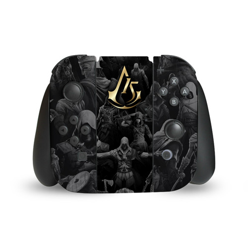 Assassin's Creed 15th Anniversary Graphics Key Art Vinyl Sticker Skin Decal Cover for Nintendo Switch Joy Controller