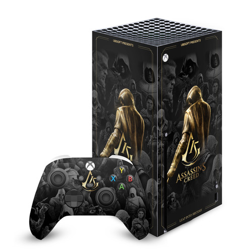 Assassin's Creed 15th Anniversary Graphics Key Art Vinyl Sticker Skin Decal Cover for Microsoft Series X Console & Controller