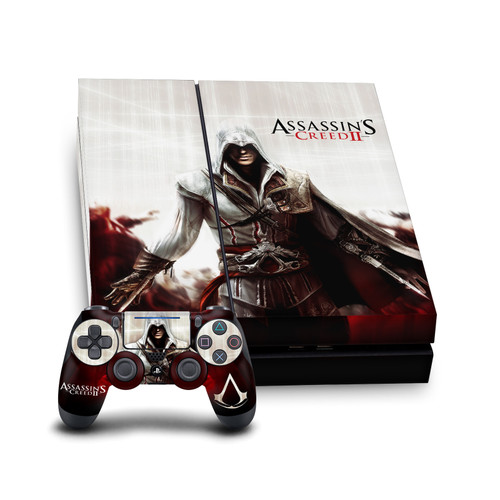 Assassin's Creed II Graphics Cover Art Vinyl Sticker Skin Decal Cover for Sony PS4 Console & Controller