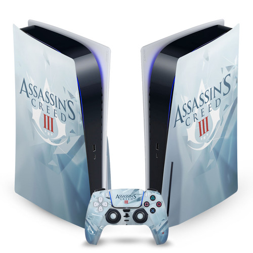 Assassin's Creed III Graphics Animus Vinyl Sticker Skin Decal Cover for Sony PS5 Disc Edition Bundle