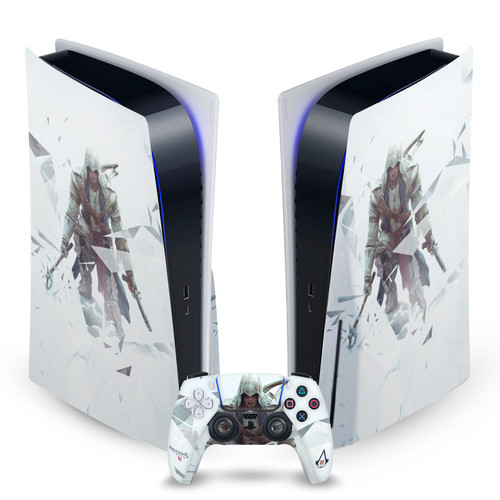 Assassin's Creed III Graphics Connor Vinyl Sticker Skin Decal Cover for Sony PS5 Disc Edition Bundle