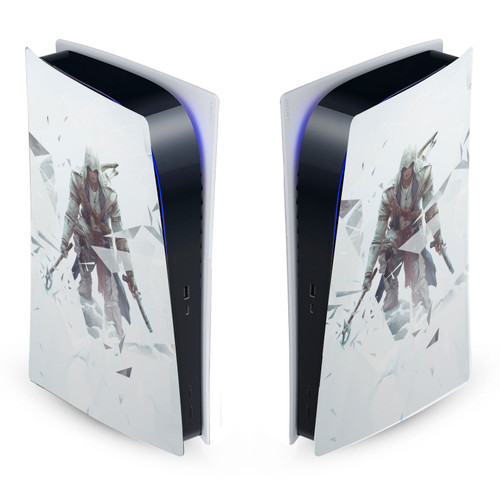 Assassin's Creed III Graphics Connor Vinyl Sticker Skin Decal Cover for Sony PS5 Digital Edition Console