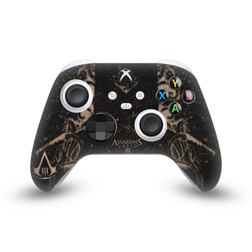 Assassin's Creed III Graphics Old Notebook Vinyl Sticker Skin Decal Cover for Microsoft Xbox Series X / Series S Controller