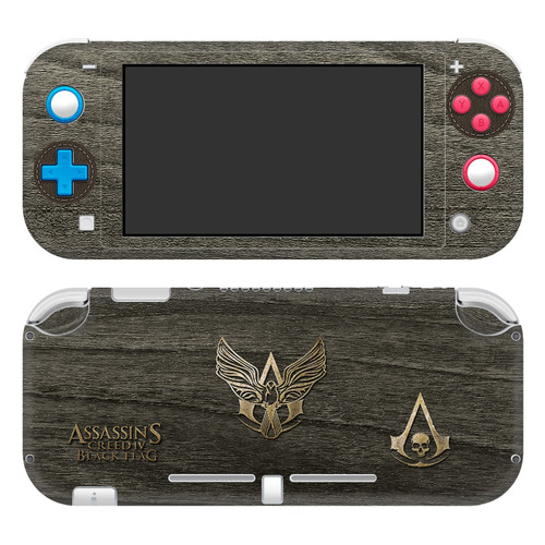Assassin's Creed Black Flag Graphics Wood And Gold Chest Vinyl Sticker Skin Decal Cover for Nintendo Switch Lite