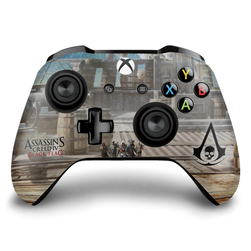 Assassin's Creed Black Flag Graphics Group Key Art Vinyl Sticker Skin Decal Cover for Microsoft Xbox One S / X Controller