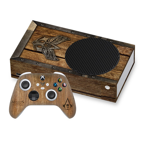 Assassin's Creed Black Flag Graphics Wood And Metal Chest Vinyl Sticker Skin Decal Cover for Microsoft Series S Console & Controller