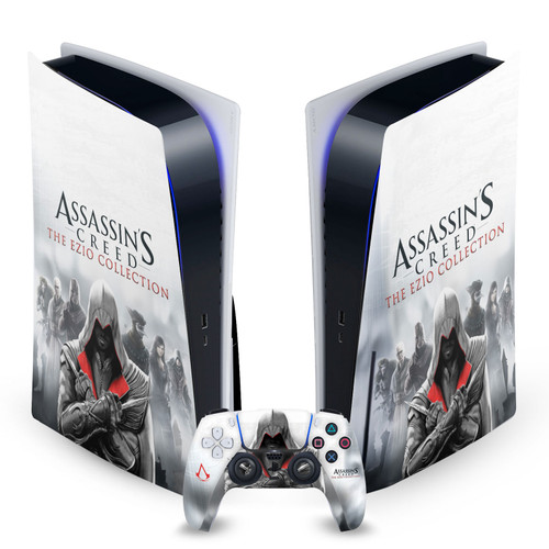 Assassin's Creed Brotherhood Graphics Cover Art Vinyl Sticker Skin Decal Cover for Sony PS5 Disc Edition Bundle