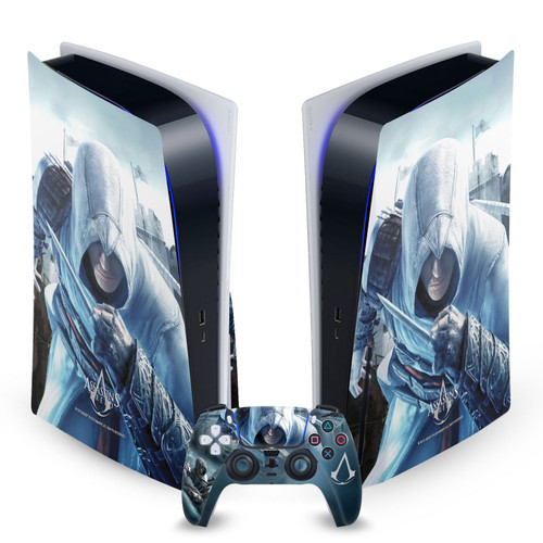 Assassin's Creed Graphics Key Art Altaïr Vinyl Sticker Skin Decal Cover for Sony PS5 Disc Edition Bundle