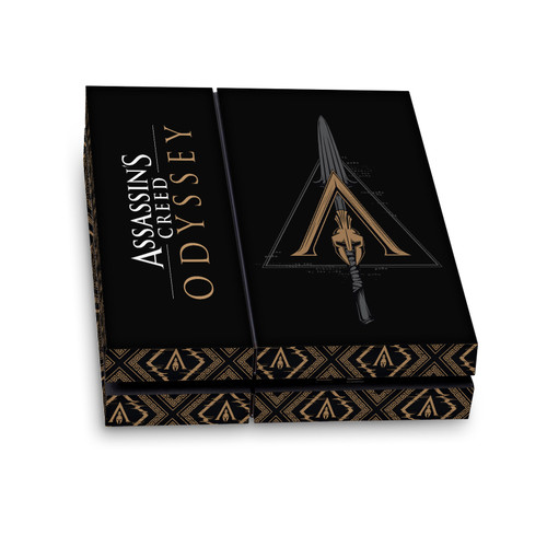 Assassin's Creed Odyssey Artwork Crest & Broken Spear Vinyl Sticker Skin Decal Cover for Sony PS4 Console