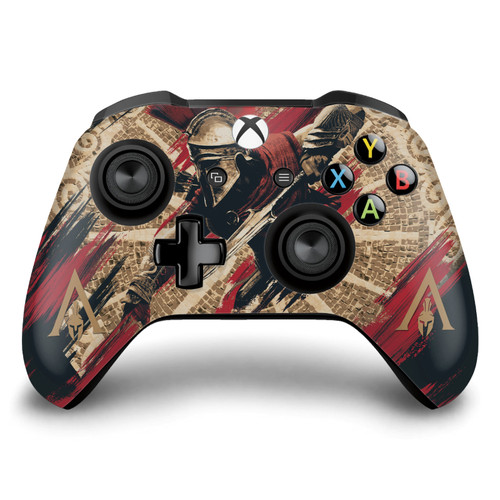 Assassin's Creed Odyssey Artwork Alexios Vinyl Sticker Skin Decal Cover for Microsoft Xbox One S / X Controller