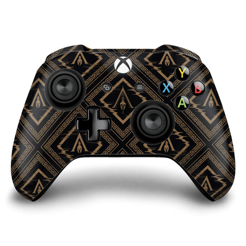 Assassin's Creed Odyssey Artwork Crest & Broken Spear Vinyl Sticker Skin Decal Cover for Microsoft Xbox One S / X Controller