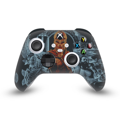 Assassin's Creed Odyssey Artwork Kassandra Vine Vinyl Sticker Skin Decal Cover for Microsoft Xbox Series X / Series S Controller