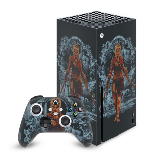 Assassin's Creed Odyssey Artwork Kassandra Vine Vinyl Sticker Skin Decal Cover for Microsoft Series X Console & Controller