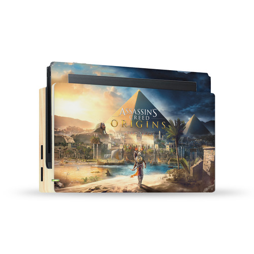 Assassin's Creed Origins Graphics Key Art Bayek Vinyl Sticker Skin Decal Cover for Nintendo Switch Console & Dock