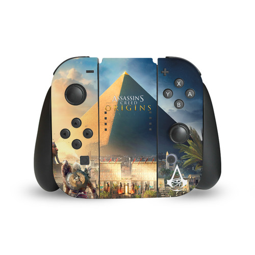 Assassin's Creed Origins Graphics Key Art Bayek Vinyl Sticker Skin Decal Cover for Nintendo Switch Joy Controller