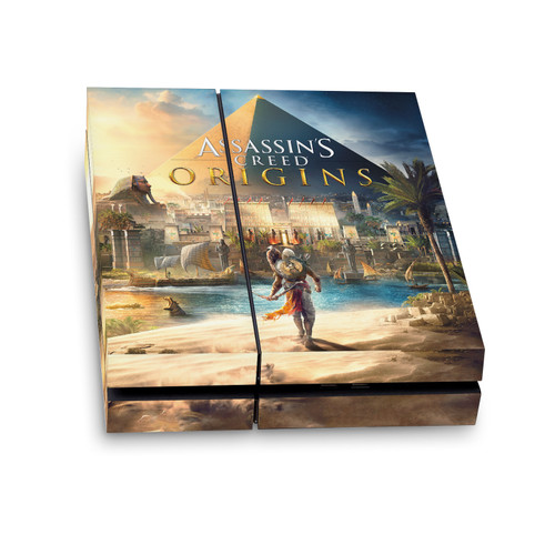 Assassin's Creed Origins Graphics Key Art Bayek Vinyl Sticker Skin Decal Cover for Sony PS4 Console