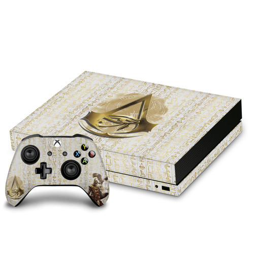 Assassin's Creed Origins Graphics Eye Of Horus Vinyl Sticker Skin Decal Cover for Microsoft Xbox One X Bundle