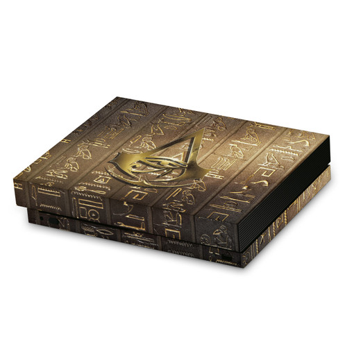 Assassin's Creed Origins Graphics Logo 3D Heiroglyphics Vinyl Sticker Skin Decal Cover for Microsoft Xbox One X Console