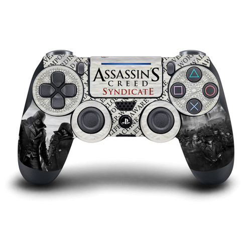 Assassin's Creed Syndicate Graphics Newspaper Vinyl Sticker Skin Decal Cover for Sony DualShock 4 Controller