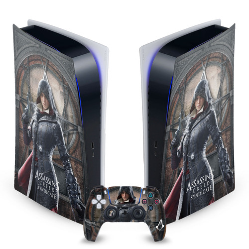 Assassin's Creed Syndicate Graphics Evie Frye Vinyl Sticker Skin Decal Cover for Sony PS5 Digital Edition Bundle