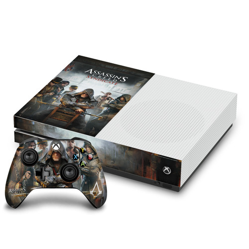 Assassin's Creed Syndicate Graphics Key Art Vinyl Sticker Skin Decal Cover for Microsoft One S Console & Controller