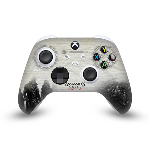 Assassin's Creed Syndicate Graphics Newspaper Vinyl Sticker Skin Decal Cover for Microsoft Xbox Series X / Series S Controller