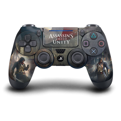 Assassin's Creed Unity Key Art Arno Dorian French Flag Vinyl Sticker Skin Decal Cover for Sony DualShock 4 Controller