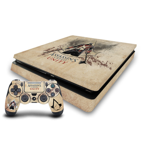 Assassin's Creed Unity Key Art Arno Dorian Vinyl Sticker Skin Decal Cover for Sony PS4 Slim Console & Controller
