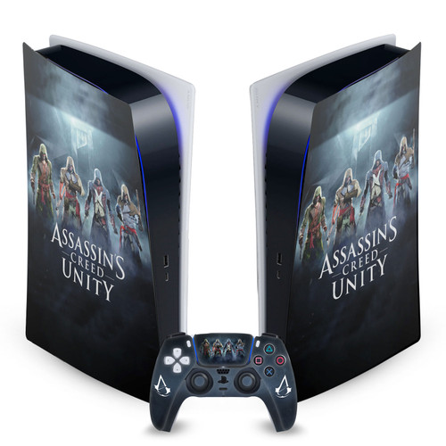 Assassin's Creed Unity Key Art Group Vinyl Sticker Skin Decal Cover for Sony PS5 Digital Edition Bundle